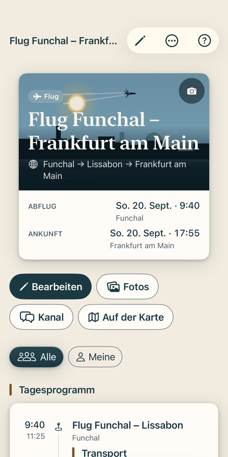 Bildschirm von Cruvela. Jede Uhrzeit gilt am Ort, an dem sie passiert. Der Abflug in Funchal steht in der Zeit von Madeira, die Landung in Frankfurt in deutscher Zeit – die Uhr an Bord spielt beim Flug keine Rolle. Landet ein Nachtflug am …